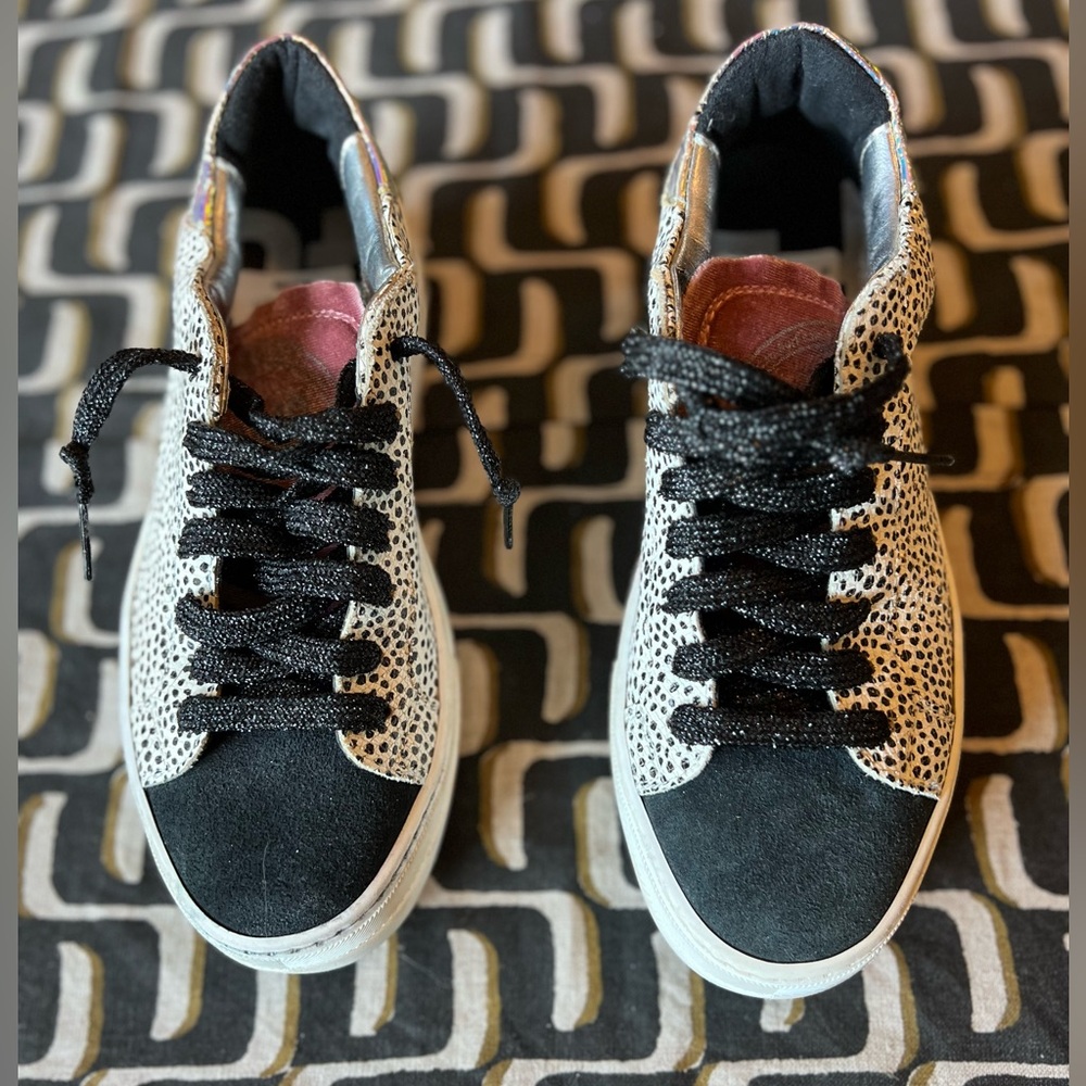 💗🖤 P448 Women’s Thea Low Top Platform Sneakers